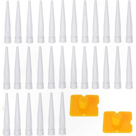 Kit de 32 outils de masticage avec embouts de rechange, accessoires de finition pour travaux de cuisine et salle de bain (1/5)