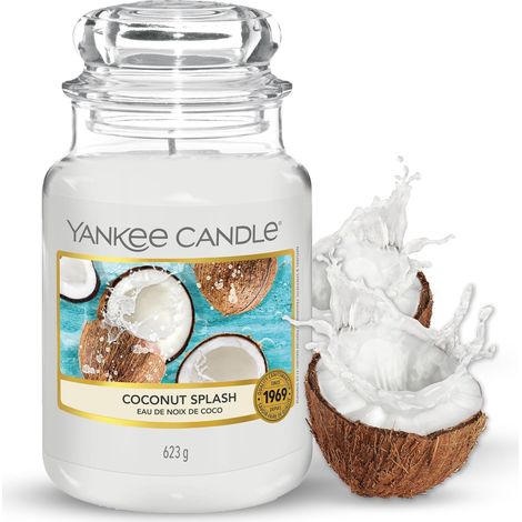 Yankee Candle Candela profumata in giara grande Latte di cocco Durata Fino a 150 Ore Regali perfetti per la festa della mamma per le donne (1/5)