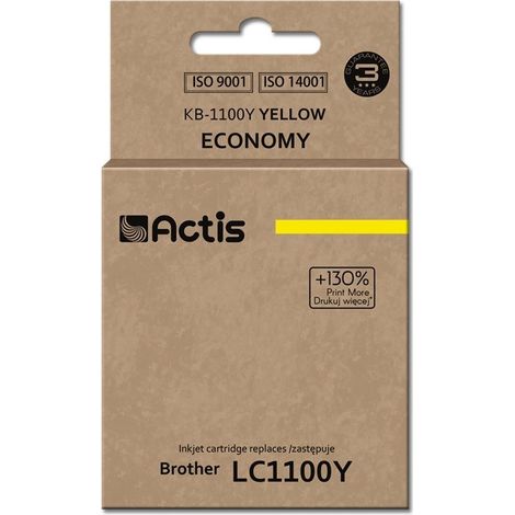 Actis KB-1100Y ink (replacement for Brother LC1100Y/LC980Yreplacement Standard 19 ml yellow)