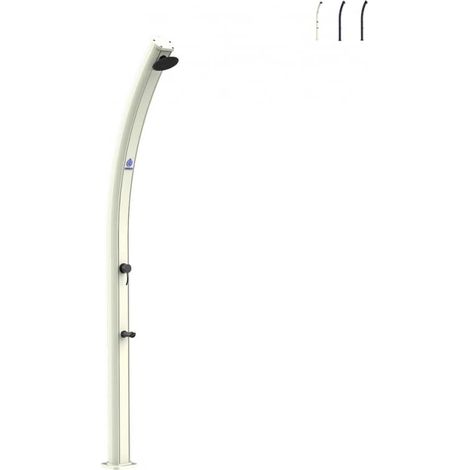 Ducha Solar Emi Blanca De Aluminio Para Piscina Sined (1/5)