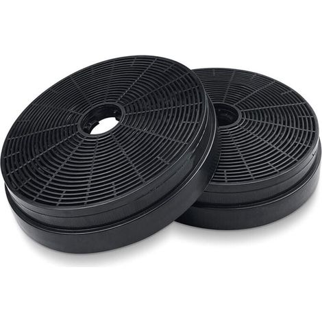 Dunstabzugshaubenfilter, Aktivkohlefilter Ø 175 mm, für Respekta Miz0031, Klarstein, Pkm Co4, (1/4)