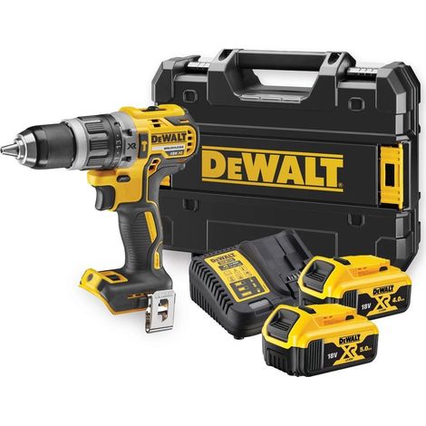 Dewalt DCD796PM 18v XR Brushless Compact Combi Hammer Drill 4.0ah 5.0ah Battery (1/5)