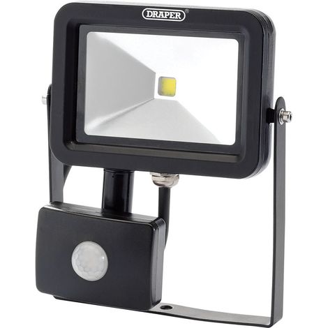 Faretto da parete sottile a LED COB con sensore PIR, 10 W, 700 lumen Draper Tools