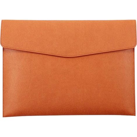 Stilvoller Dokumentenorganizer aus PU-Leder, leicht zu transportieren, geeignet für Profis, wasserdicht, großes Fassungsvermögen, Magnetverschluss (33 x 24 cm).