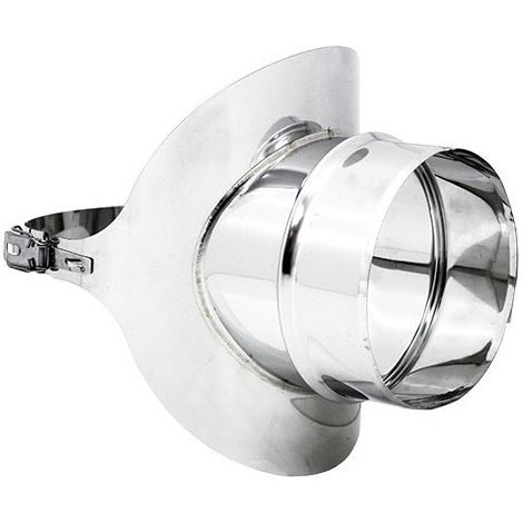 Raccordo a sella da 100mm in acciaio inox aisi 304 (1/5)