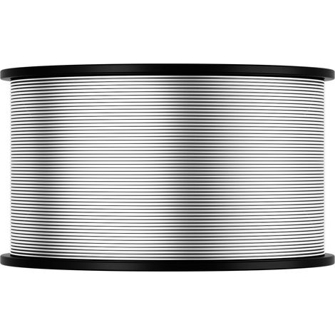 Mophorn Fil de clôture électrique en aluminium de calibre 16, fil de clôture électrique de 1640 pieds 500 m, fil de clôture portable, alliage d'aluminium de 1,6 mm de diamètre pour une conductivité (1/5)