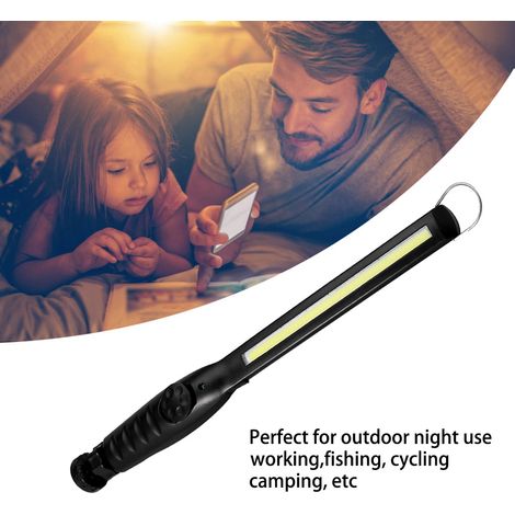 Tragbare 600-lm-LED-Taschenlampe mit hoher Leuchtkraft, USB-wiederaufladbar, mit Magnetfunktion (1/5)