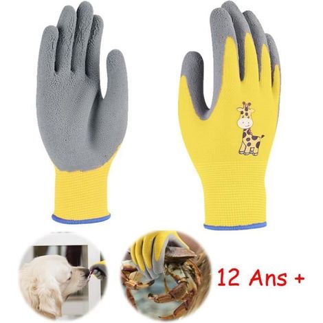 Gartenhandschuhe - Kinder - Gelb - Schnittfest - Atmungsaktiv