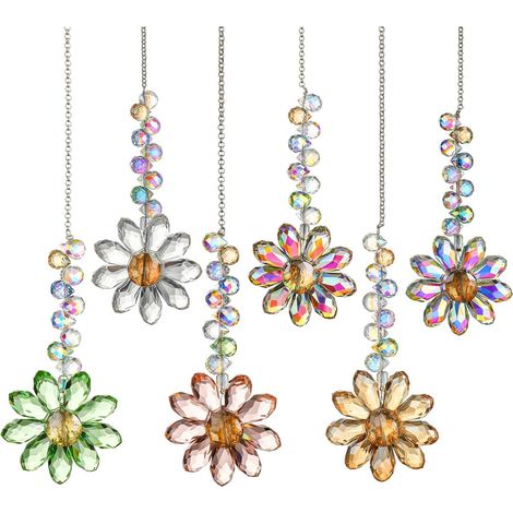 Attrape-soleil – Décoration de fenêtre suspendue–Ornements en verre pour intérieur et extérieur – Ambiance poétique et cadeau idéal (1/5)