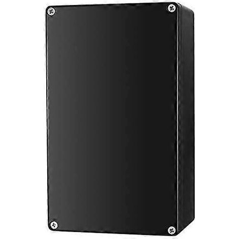 Boîtier de dérivation étanche IP65 – Boîtier électrique d'extérieur noir, 200 x 120 x 75 mm, pour connecteurs (1/3)