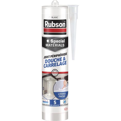 Sigillante per bordo doccia e piastrelle 300ml - 172294 - Bianco - Rubson