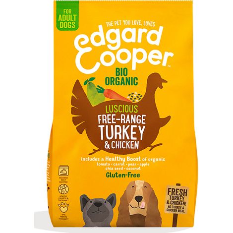 Edgard Cooper Dog Adult Bio Pollo e Tacchino - Sacco 7 Kg -