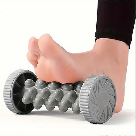 Rouleau de massage pour les pieds, balle de massage de yoga, rouleau de massage pour le fascia plantaire, soin de relaxation musculaire, rouleaux de massage manuels en plastique pour les pieds (1/5)