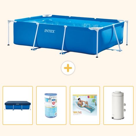 Intex Piscine Tubulaire Rectangulaire - 300x200x75 cm - 5-pièces S113 (1/5)