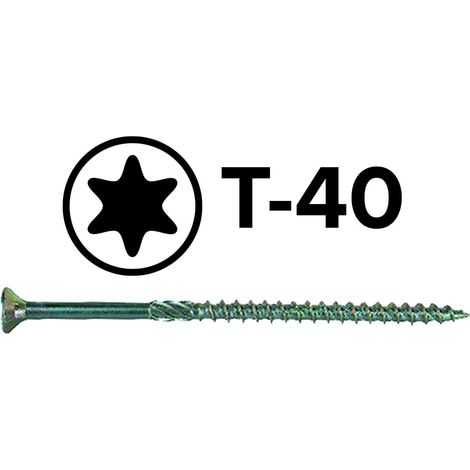 Vite per Friulsider Professionale Legno Tsp Torx T 40 50 Pezzi 8 x 180 mm