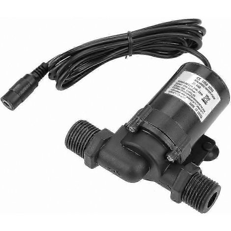 Mini pompe à eau sans balais 24V, compatible avec les chauffe-eau solaires, plage de température de fonctionnement -40 à 100°C. (1/5)
