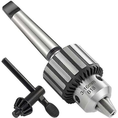 Mandrin de perçage 3-16 mm avec clé pour le travail du boiscône Morsemontage MT2 B18guide de perçage portable (1/5)