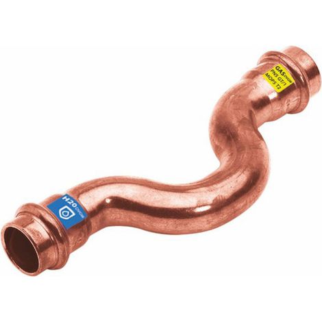 Kupfer Pressfitting Bogen Überbogen Sprungbogen