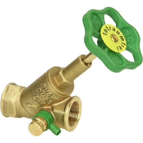 Vanne à passage direct 1 ½’’ FF avec purge et broche montante