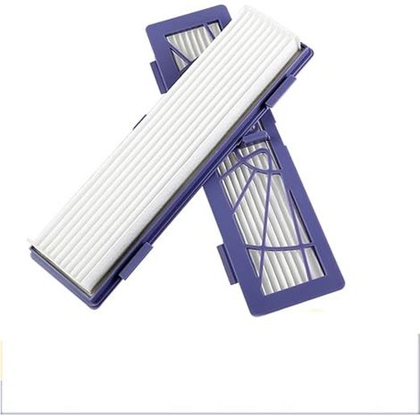 Lot de 10 Filtres HEPA Compatibles Neato Botvac D/Connecté Série D7 D80 D85 D3 D75 D5 - Pièces Robot Aspirateur Haute Performance (1/3)