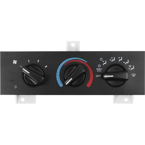 Panel de control manual de temperatura del calefactor/aire acondicionado para Ram Van 1998-2003 55055459AA 55055459AB 55055459AC (1/2)