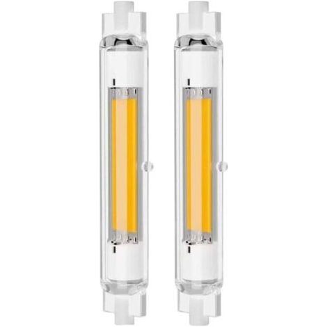 PA Ampoule LED R7S 118mm Dimmable 30W Équivalent 100W Halogène Blanc Chaud 3000K 2000LM Sans Scintillement Lot de 2 (1/4)