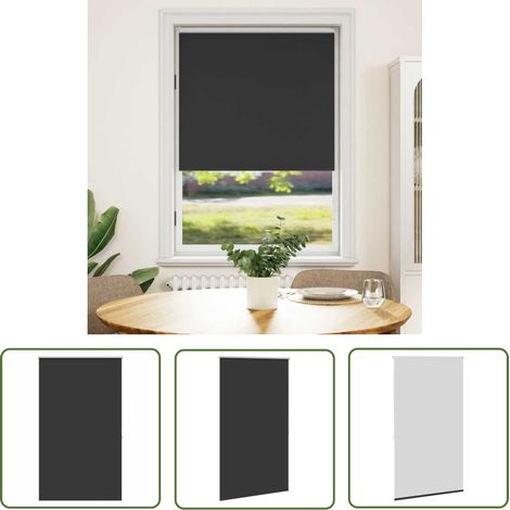 Verdunkelungsrollo Verdunklungsrollo 80 x 175 cm schwarz - Blickdichtes Rollo - Fensterdekoration - Vorhang - Raffstore - Gardine (1/5)