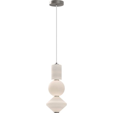 Elstead Alora Mood Bijou Plafonnier LED fin et contemporain en nickel brossé 3 000 K (1/5)