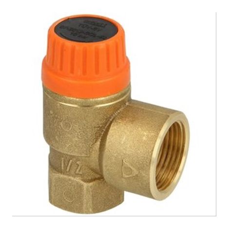 Soupape de sécurité solaire Flamco F1/2''-F3/4'' - 10 bar