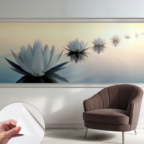 Carta da parati autoadesiva - fotomurale - decorazione parete - murale - adesivo da muro - Vista tranquilla 250x104 cm (1/5)
