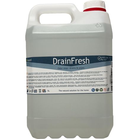 Neusol DrainFresh – Neutralizador anti-olor eficaz e inmediato  Para desagües, sumideros y tuberías  Uso en casa y autocaravana  Fórmula ecológica y segura – 5 L