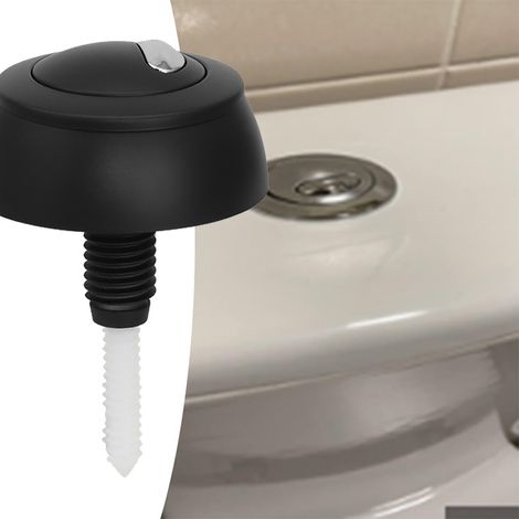 Pièces de rechange pour valve de réservoir de toilette, adaptées à la valve de vidange Siamp optima 49, noir + couvercle de support (1/5)