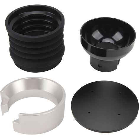 Dosatore Eureka Mignon 58mm – Imbuto Singola Dose con Soffietto Pulizia – Alluminio e Silicone – Design Moderno – Ideale per Casa e Caffè (1/5)