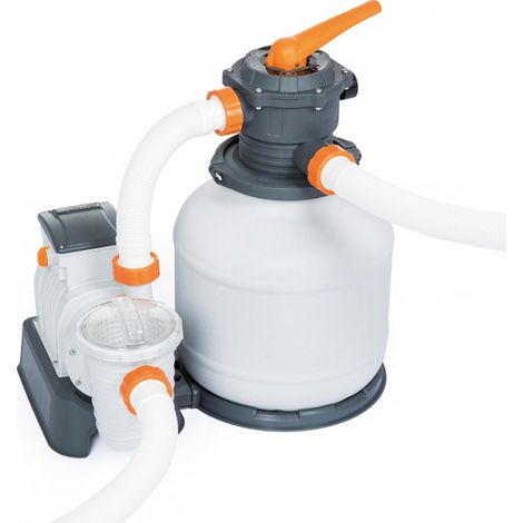 Bestway 58499 Flowclear Sandfilteranlage für Pools mit Umwälzleistung 8,327 Lt/Std