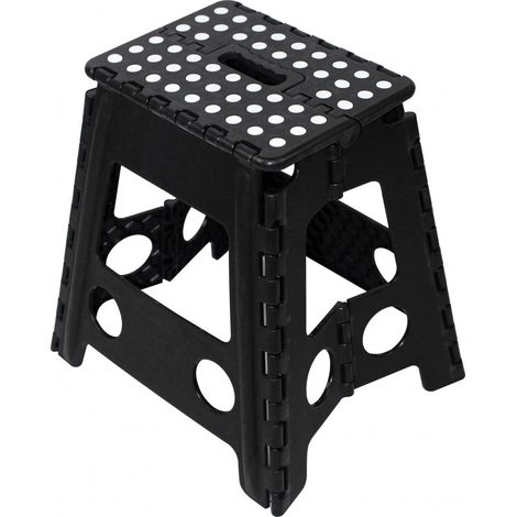 Taburete Plegable Escalón Marbueno Negro 39x31,5cm