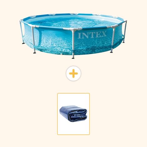 Intex Piscine Tubulaire Ronde - 305x76 cm - 2-pièces S21315 (1/5)