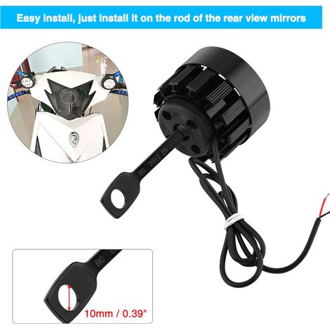 Paar universelle LED-Nebelscheinwerfer für Motorräder, leistungsstarke Spot-Scheinwerfer, Zusatzbeleuchtung (1/5)