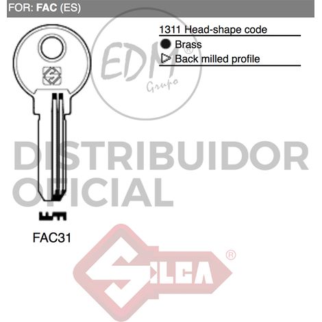 LLAVE LATON FAC31 FAC