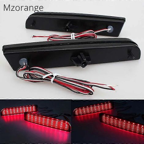 Feu stop arrière à réflecteur LED pour Mitsubishi Lancer 2008-2014 Evo Evolution Outlander Sport, lentille rouge, accessoires auto - Type 3 (1/5)