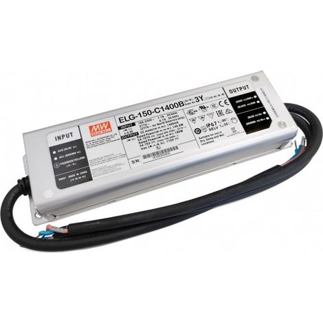 Driver / Alimentation Mean Well 150W - IP67 - 1/10V Dimmable - 100-240V AC