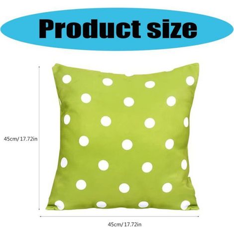 Housses de coussin décoratives Proof, 450 x 450 mm, résistantes, en polyester, faciles à retirer et lavables en (1/5)