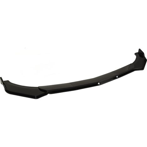 Lip Body Kit Anti-Collision Pare-Chocs Avant Spoiler 5 Pièces Universel Installation Facile pour Voitures (Noir Brillant) (1/5)