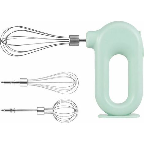 Fouet Électrique Batteur À Main Fouet Fouet À 4 Vitesses Pour La Cuisson De La Crème Aux Oeufs De Gâteau Debout Sans Fil (1/5)