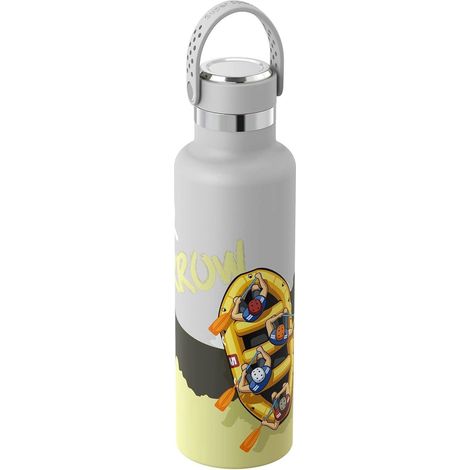 Trinkflasche Edelstahl 1810 Thermoskanne BPAFrei 500 ml P- Warmweiß (1/5)
