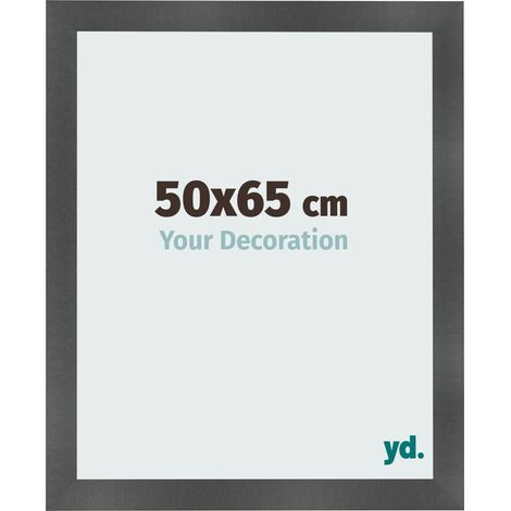 yd. - Cadre photo 50x65 - Noir Mat - MDF - Pisa (1/5)