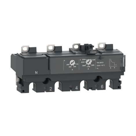 SCHNEIDER NSX100 4-poliger, 80A, TMD-Controller für elektrischen Schutz.