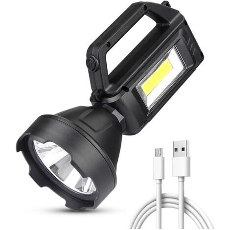 Lampe de poche à lumière forte Lampe de secours domestique rechargeable par USB (1/5)