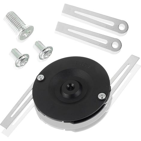 Lame de coupe-bordures en acier inoxydable – 4 lames métalliques avec protection de soubassement Disque de coupe + 3 vis Lame de rechange pour coupe-bordures Einhell (noire) (1/5)