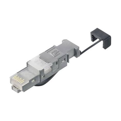 CONNECTEUR RJ45 IP20 STX CAT.6 TELEGÄRTNER J80026A0045 RJ45 MÂLE, DROIT PÔLE: 8P8C 1 PC(S) (1/3)