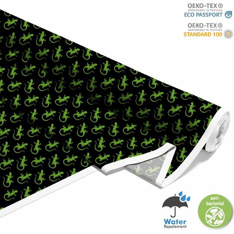 TESSUTI DECORATIVI PER ESTERNI OXFORD - motivo geco verde I DX206 (1/5)